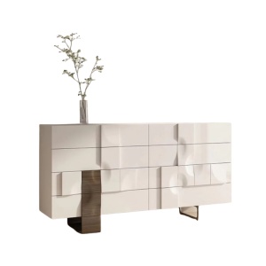 Consola Mobilier Premium Mercari White, 140 x 40 x 90 cm Homedit