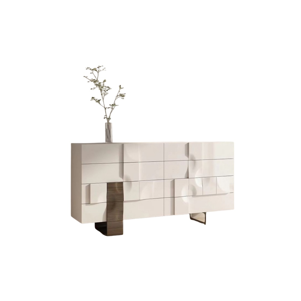 Consola Mobilier Premium Mercari White, 140 x 40 x 90 cm Homedit