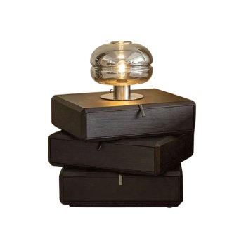 Noptieră Opus cu Sertare Rotative – Design Modular Modern | Homedit