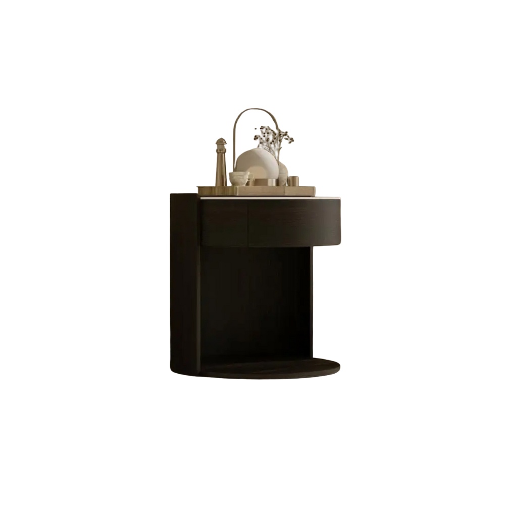 Noptiera Premium Elysian Black, 50 x 50 x 46 cm, Homedit