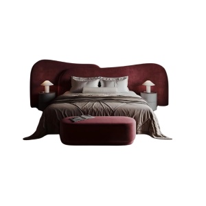 Pat Arco tapițat cu catifea – Design Art Nouveau | Homedit