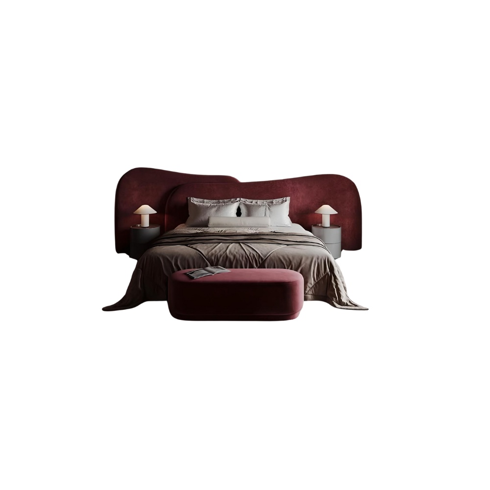 Pat Arco tapițat cu catifea – Design Art Nouveau | Homedit