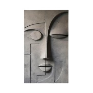 Tablou mineral Terra 160x80 cm – Panou decorativ 3D cu textură de piatră și lemn natural