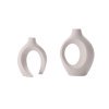 Vaza din ceramica Sarah, 16.2 cm x 21.5 cm x 3.3 cm / 13.8 cm x 17.6 cm x 2.4 cm, Homedit