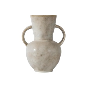 vaza ceramica blunt, 25 x 19,5 x 11 cm, bej, homedit