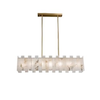 CANDELABRU DIN MARMURA NATURALA SI 3 TIPURI DE LUMINI, 95 x 30 x 63 cm, Zima Homedit