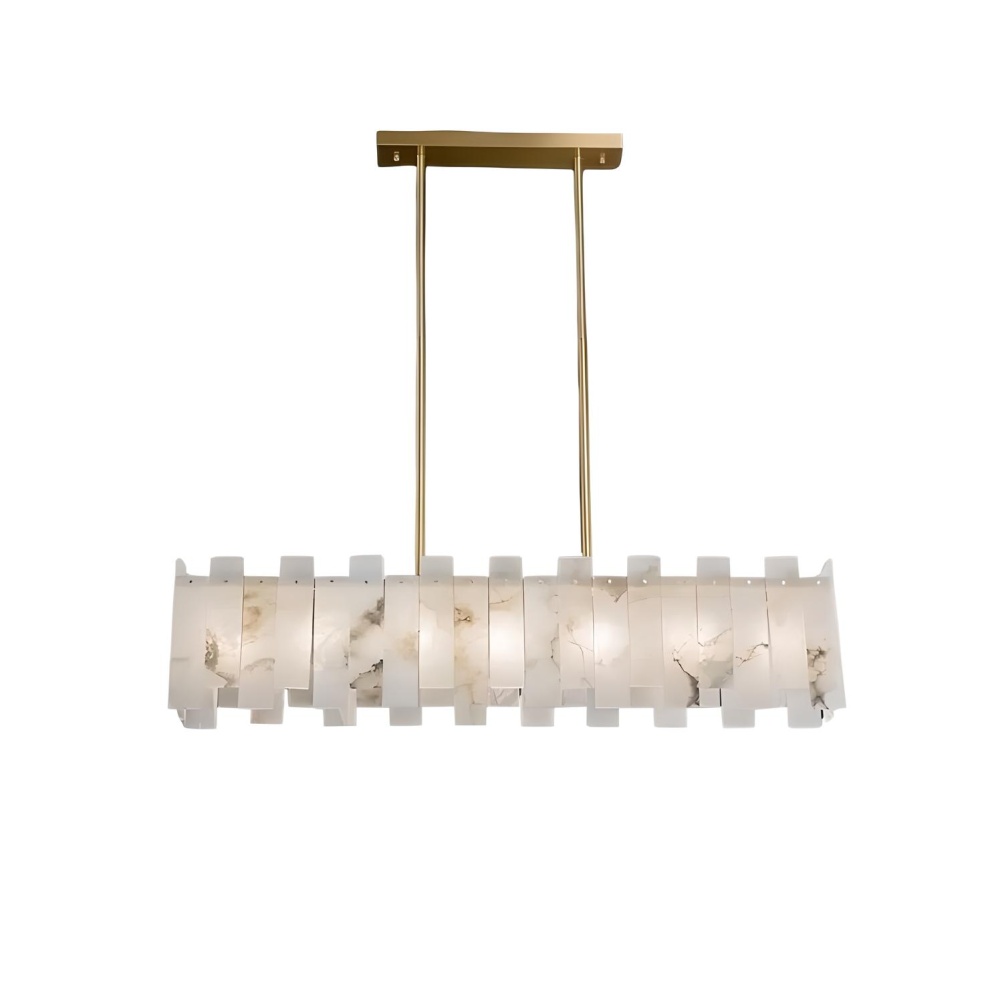 CANDELABRU DIN MARMURA NATURALA SI 3 TIPURI DE LUMINI, 95 x 30 x 63 cm, Zima Homedit