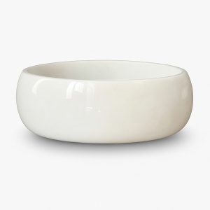 Lavoar Rotund Creta din Piatră Naturală, 38 cm x 15 cm | Homedit