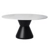 Masa Dining Rotunda Golden Charm Stone, Premium, 150 x 75 cm, Homedit