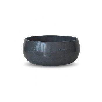 Lavoar Nerro din marmură neagră, 38 cm | Homedit