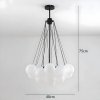 Lustră Ajustabilă Balloon din Metal și Sticlă Opal Mată – Homedit