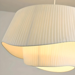 Lustră Rorra din acril tip Tyvek – Design fluid și elegant, 5 dimensiuni | Homedit