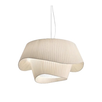 Lustră Rorra din acril tip Tyvek – Design fluid și elegant, 5 dimensiuni | Homedit