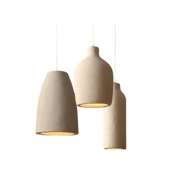 Lustra Clay – Design natural, lumină caldă | Homedit