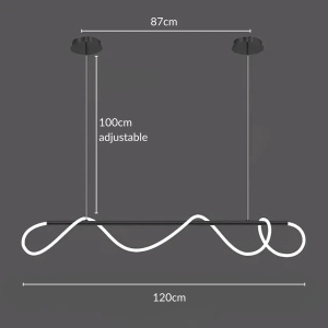 Lustra Modly – Design modern, lungime reglabilă | Homedit