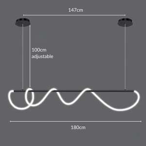 Lustra Modly – Design modern, lungime reglabilă | Homedit
