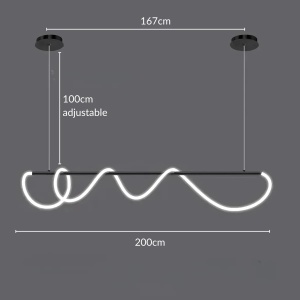 Lustra Modly – Design modern, lungime reglabilă | Homedit