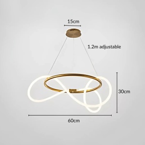 Lustra Rondy – Design rotund, lumină reglabilă | Homedit