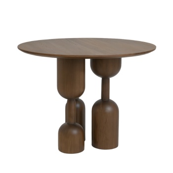 Masa premium din lemn masiv de stejar Martino, Homedit