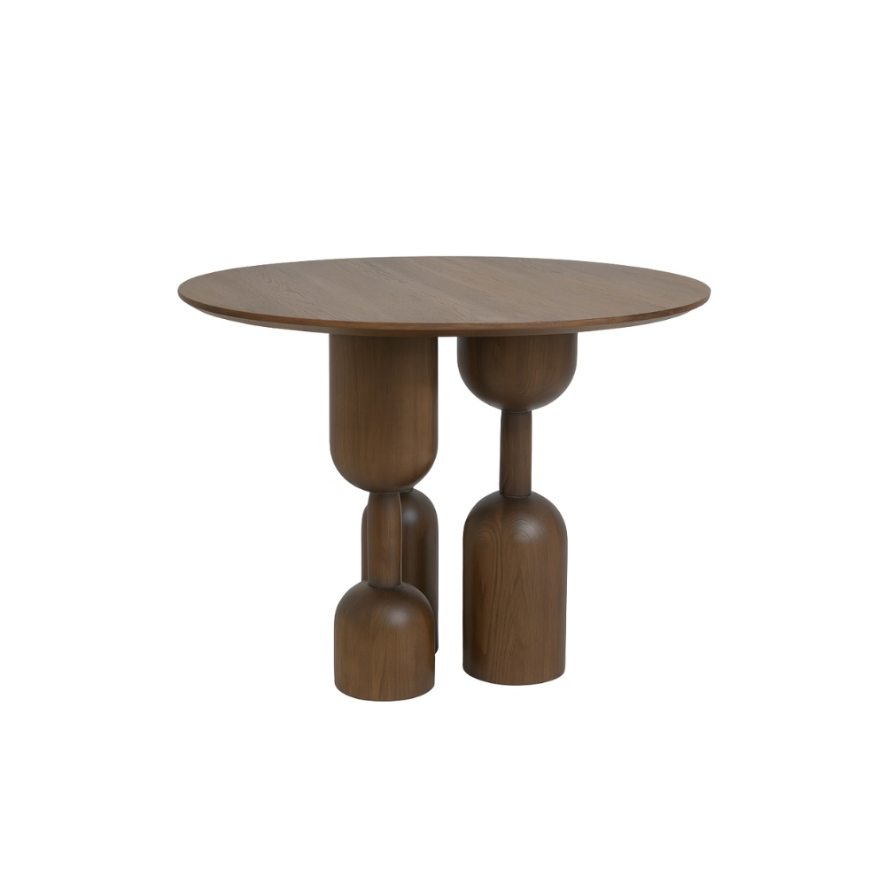 Masa premium din lemn masiv de stejar Martino, Homedit