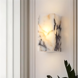 Lampa de perete Tarro din marmură – eleganță atemporală | Homedit