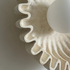 Aplică de perete Bowl ceramică – design sculptural, 25 cm | Homedit