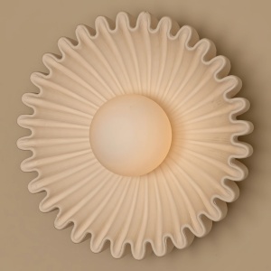 Aplică de perete Bowl ceramică – design sculptural, 25 cm | Homedit