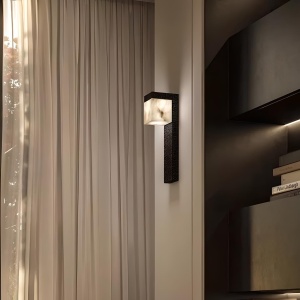 Aplica de perete Fool din metal și piatră Cloud Stone, design modern | Homedit