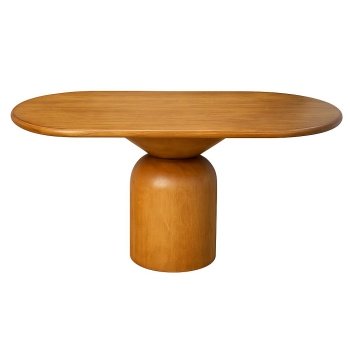 Masa lemn masiv Bell, 160 x 80 x 75 cm, Homedit