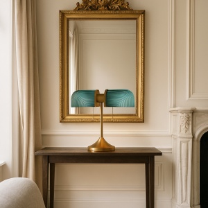 Lampa Alley – Design francez cu abajur din sticlă și bază metalică | Homedit