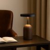 Lampă reîncărcabilă Dravon din lemn de nuc – design masculin elegant
