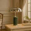 Lampă de masă Sage din marmură verde și metal – design elegant