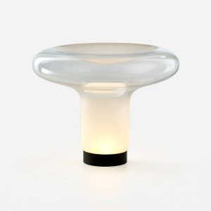 Lampă de masă Nebula – design futurist din sticlă