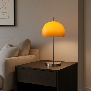 Lampă de masă Dunne – Design modern cu abajur din sticlă