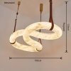 Candelabru Comet din piatră și piele – design spectaculos și elegant