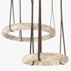 Candelabru Celestia din piatră naturală și piele – design spectaculos | Homedit