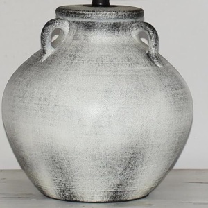 Lampă Cupra din ceramică cu abajur textil – design clasic modern| Homedit