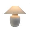 Lampă de masă Grid din ceramică cu abajur textil – design modern 48x50 cm