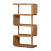 Consola Coral din lemn masiv acacia – raft decorativ sculptural | Homedit