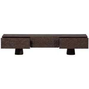 Comoda TV Bingle din lemn masiv mango, cu 3 sertare | Homedit