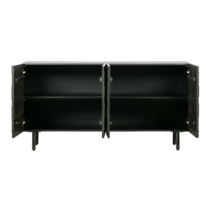 Comoda TV Grafica din lemn masiv cu forme geometrice – Design modern