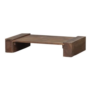 Masă de cafea Stump din lemn masiv de mango | Design natural și robust