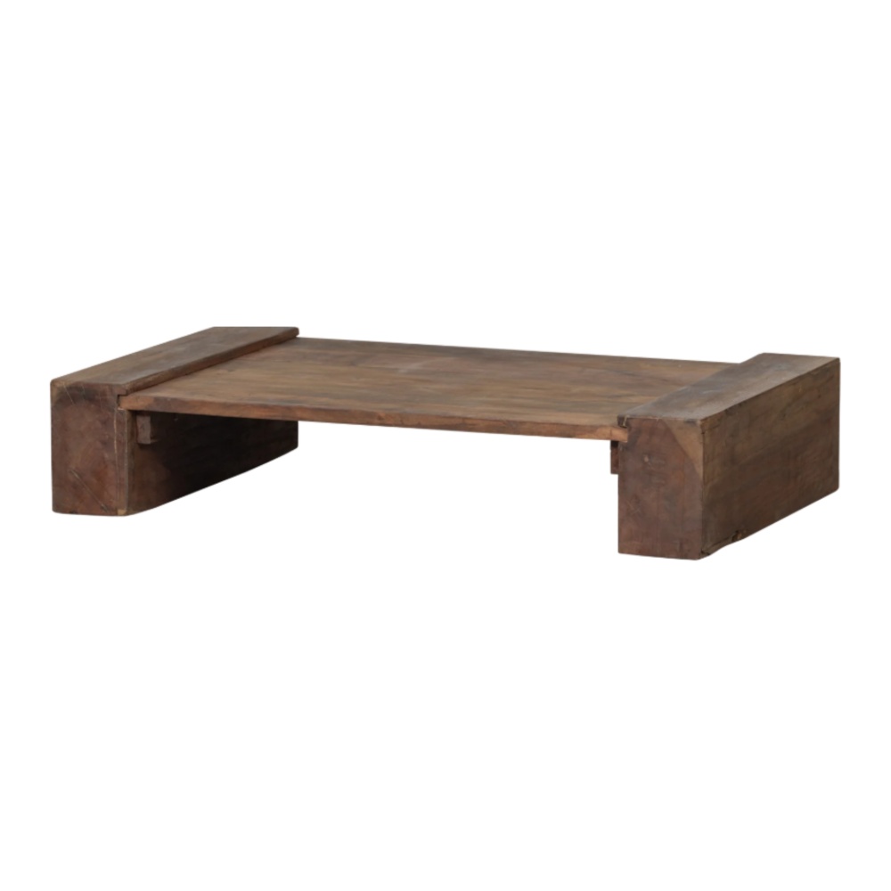 Masă de cafea Stump din lemn masiv de mango | Design natural și robust