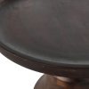 Masă de cafea Rook din lemn masiv | Design sculptural