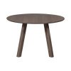 Masă Dining Rotundă Ariv din Lemn Masiv de Stejar | Homedit