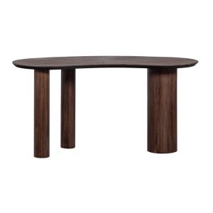 Masă/ birou  Malta din lemn masiv de tec – design organic și eleganță naturală | Homedit