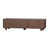 Comodă TV Rincol din lemn masiv de nuc – design modern și elegant | Homedit