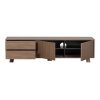 Comodă TV Rincol din lemn masiv de nuc – design modern și elegant | Homedit