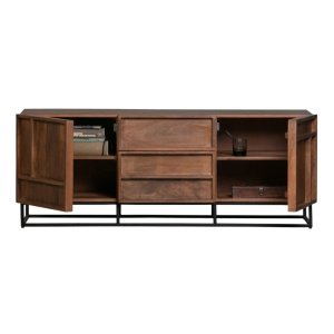 Comodă TV Nirma din lemn masiv de mango – design natural și elegant | Homedit