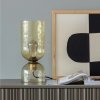 Lampa de birou Acai din sticlă ciocănită – design modern cu lumină caldă și elegantă